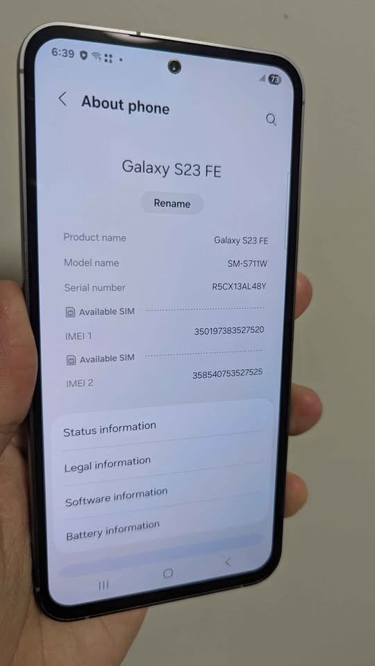 Samsung Galaxy S23 FE | 128 GB | Graphite 🥕 - photo 2