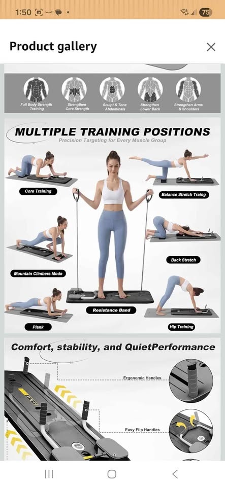 Pilates reformer training board - photo 3