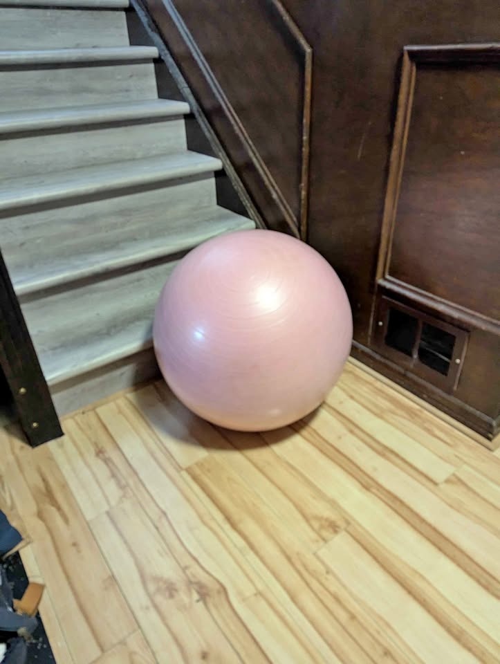 Stability ball (weighted)