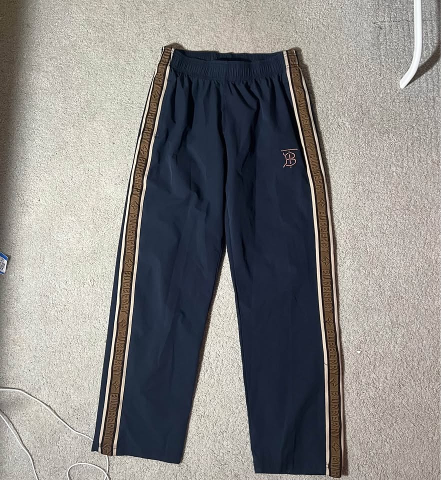 Burberry Navy Track Pants - photo 2