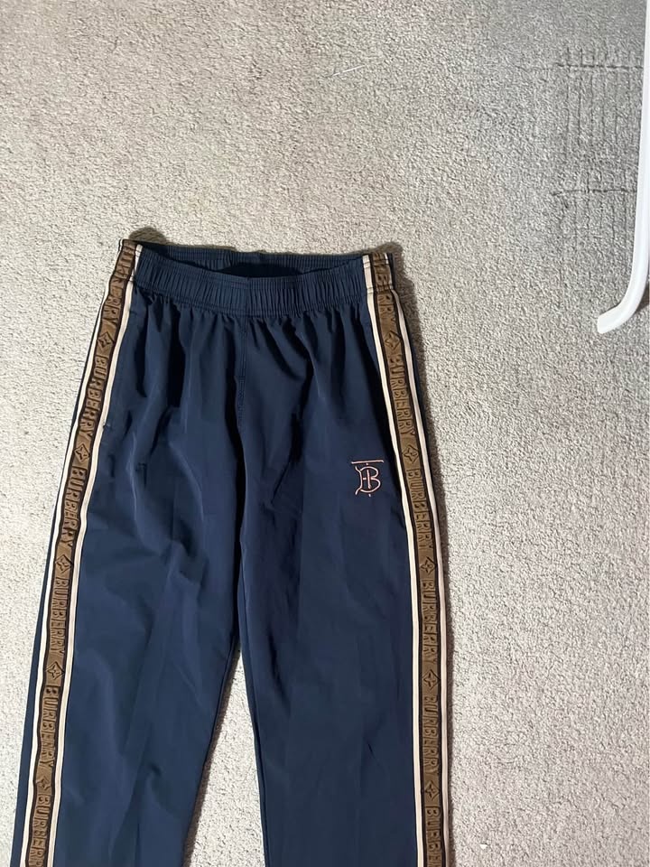 Burberry Navy Track Pants - photo 3