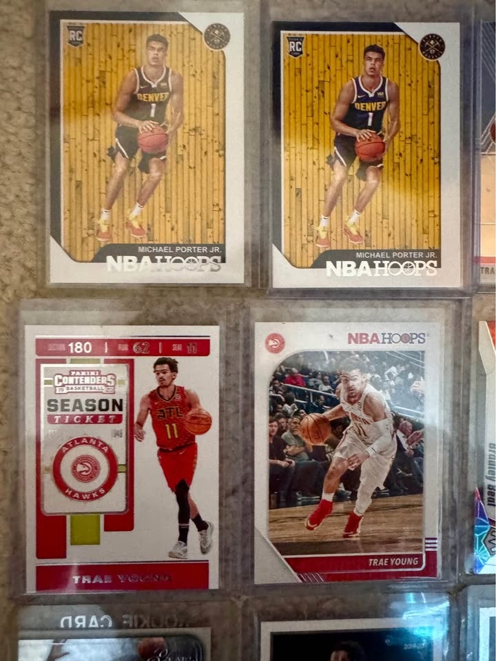60+ NBA Trading cards- Trae Young , Keith Van Horn plus some hig - photo 2