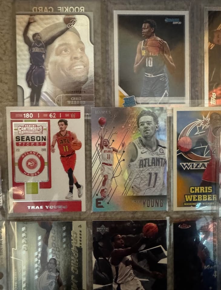 60+ NBA Trading cards- Trae Young , Keith Van Horn plus some hig - photo 3