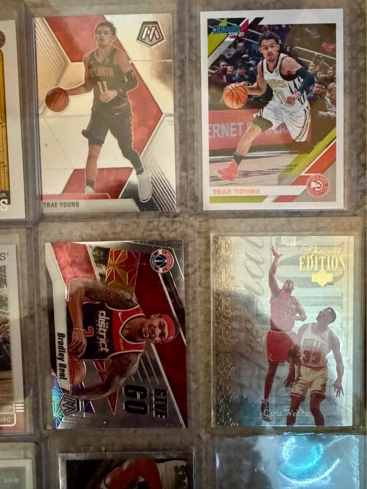 60+ NBA Trading cards- Trae Young , Keith Van Horn plus some hig - photo 4