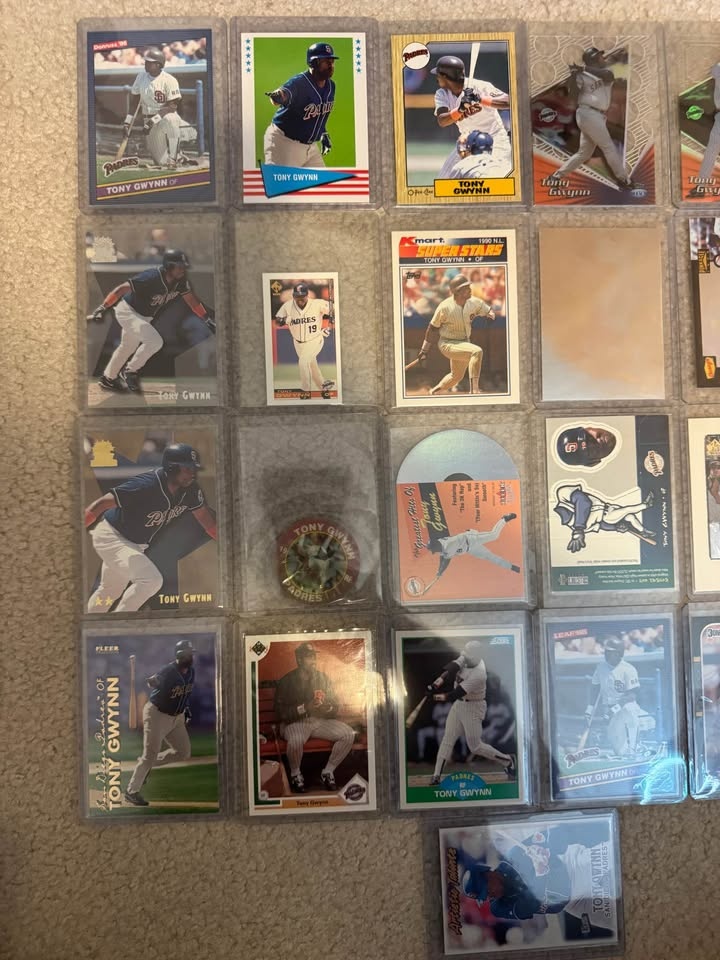 25 Tony Gwynn collectible MLB trading cards Pick- mint condition - photo 3