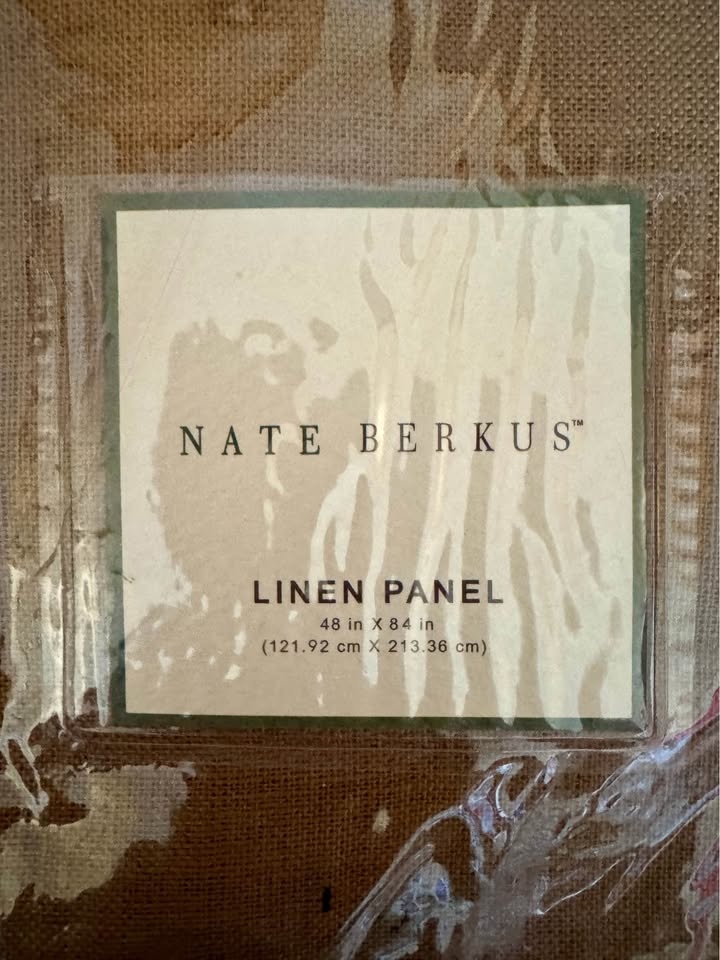 New linen panels 48” x 84” in or 121cm x 113cm - photo 4