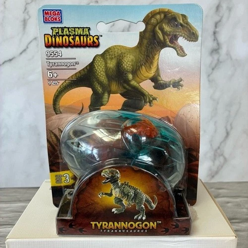 NIP Mega Bloks Plasma Dinosuars #9554 Tyrannogon 2006
