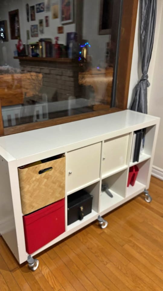 IKEA KALLAX Shelf Unit with 6 Wheels (3 Locking)