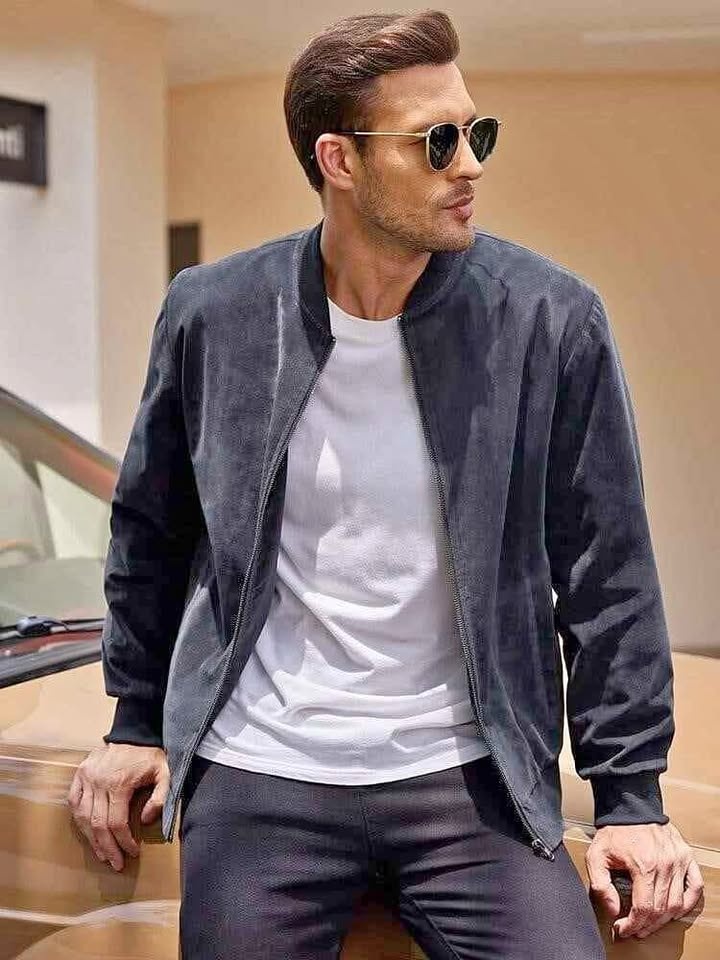 COOFANDY Suede Bomber Jacket Brand New Mississauga