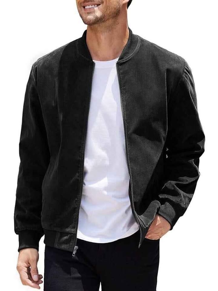 COOFANDY Suede Bomber Jacket Brand New Mississauga - photo 2