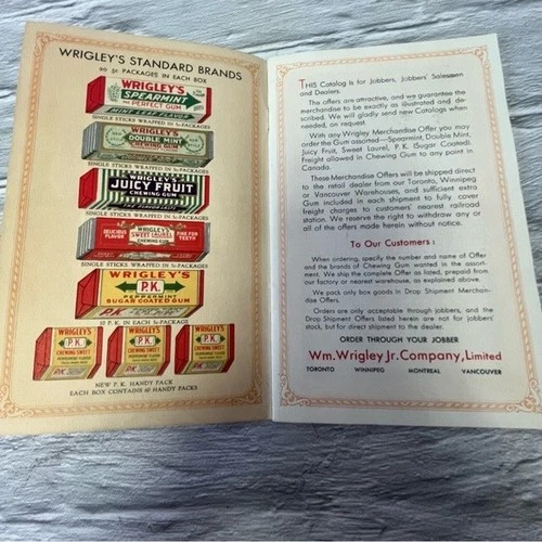 Vintage Wrigley's 1930 Red Book Merchandise Offers - photo 3