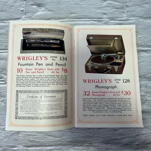 Vintage Wrigley's 1930 Red Book Merchandise Offers - photo 4