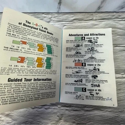 Vintage Summer 1973 Disneyland Guide Booklet - photo 4