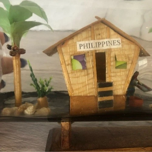Philippines Village Diorama In A Bottle - photo 3