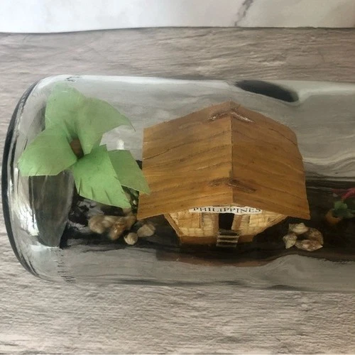 Philippines Village Diorama In A Bottle - photo 5