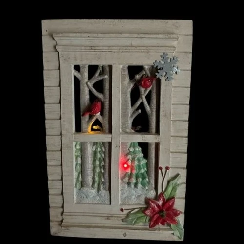 Winter Window Light Up Wall Hanging Decor - photo 3