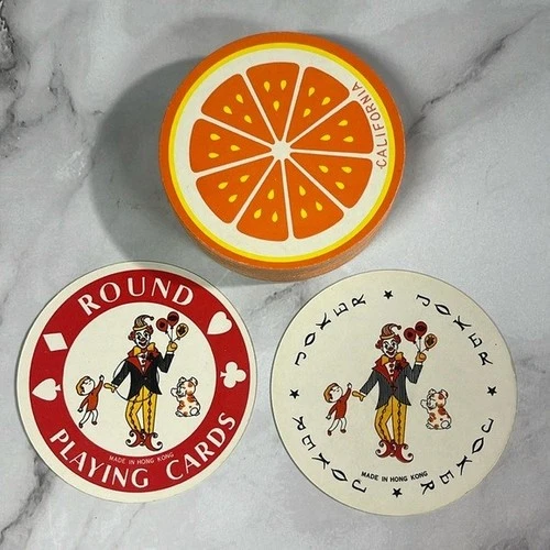 Vintage Round ABC Playing Cards 2 Full Decks - photo 3