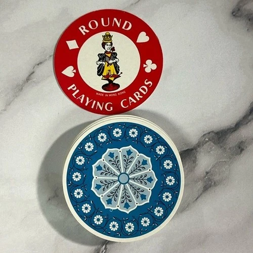 Vintage Round ABC Playing Cards 2 Full Decks - photo 5