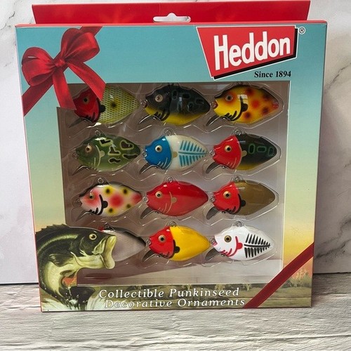 Heddon Punkinseed Fish Lures Christmas Ornaments