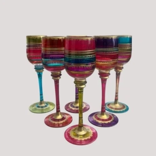 Pier 1 Jewel Toned Apertif Cordial Glasses - photo 2