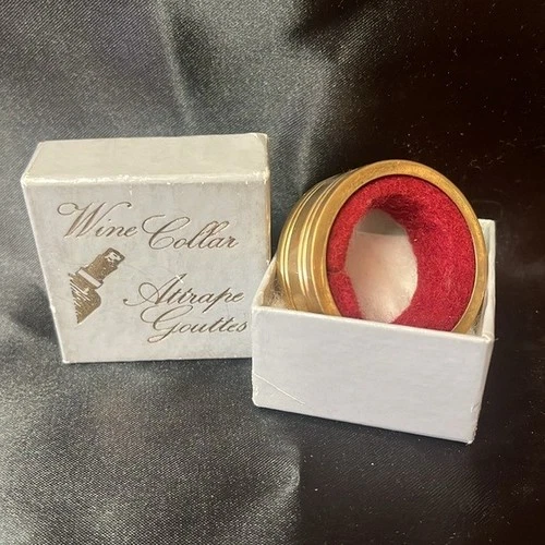 Vintage Brass Wine Collar