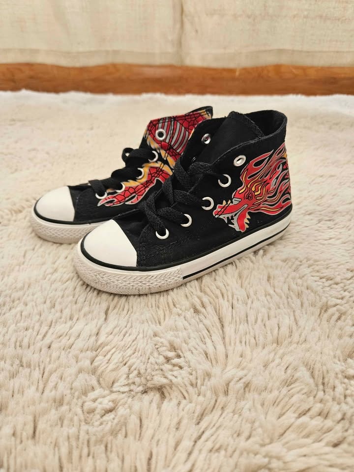 Converse Chuck Taylor Toddler Shoes –Chinese Dragon Design, Size - photo 2