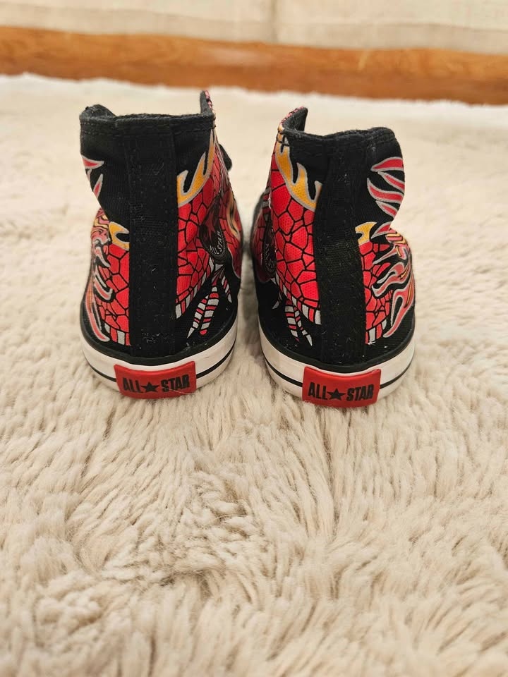 Converse Chuck Taylor Toddler Shoes –Chinese Dragon Design, Size - photo 4