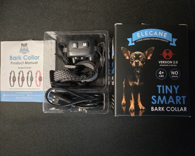Tiny Smart Bark Collar – Elecane Model TC316G (No Shock)