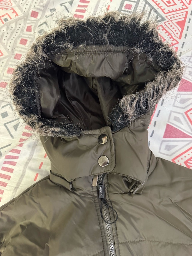 Olive Quilted Trench Coat Jacket (Women’s) - photo 3