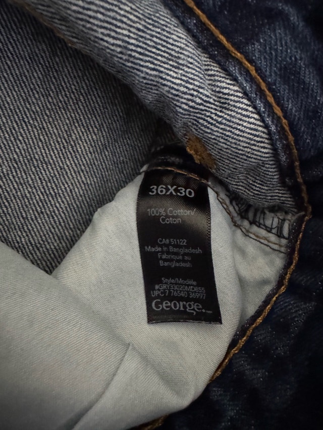 George Men Jeans, Size 36x30 (Excellent Condition) - photo 2
