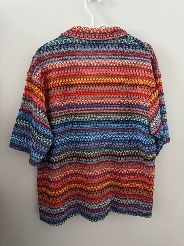 Colorful Knitted Cardigan (Men’s, Size L) - photo 2