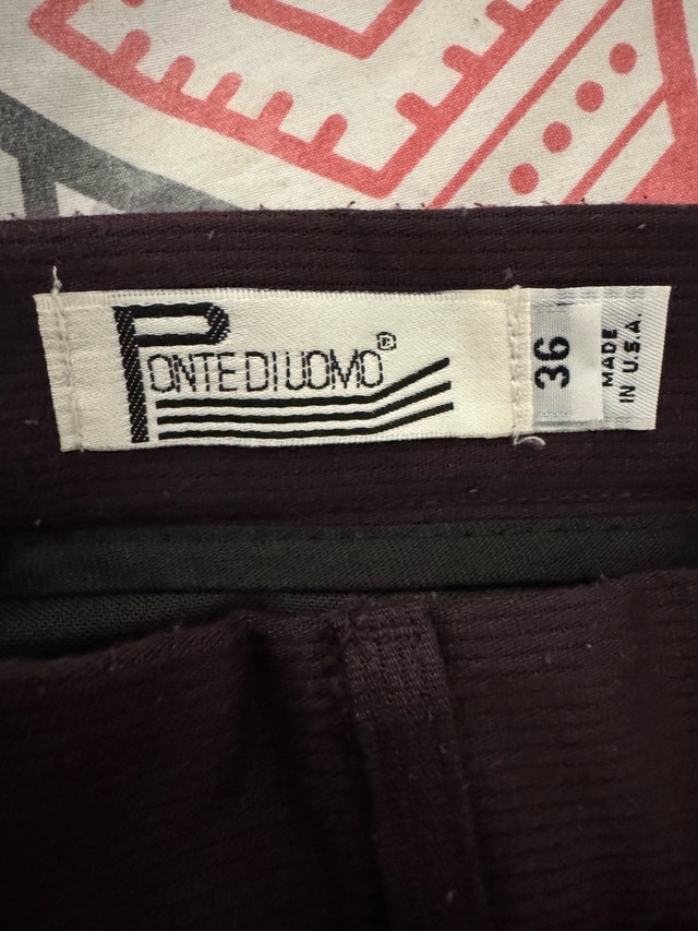 Men’s Purple Dress Pants (Size 36, Made in USA) - photo 2