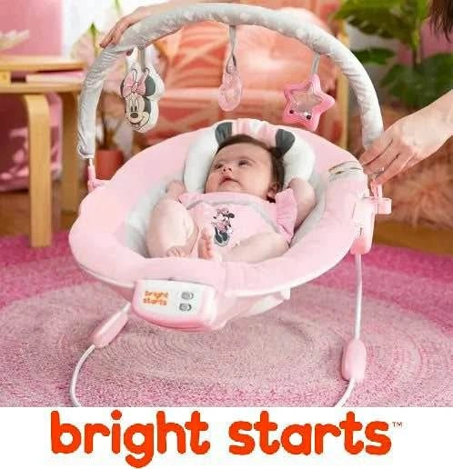 MINNIE MOUSE BABY BOUNCER WITH SOOTHING VIBRATIONS