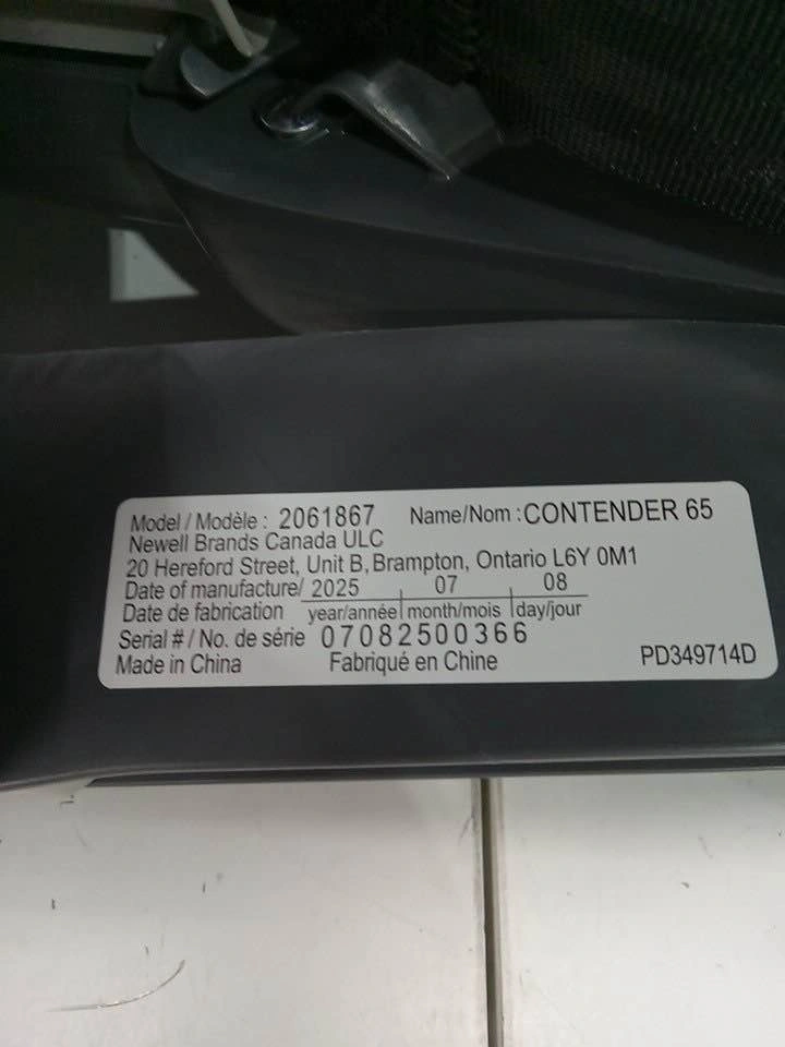 GRACO CONTENDER 65 CONVERTIBLE CAR SEAT - photo 3