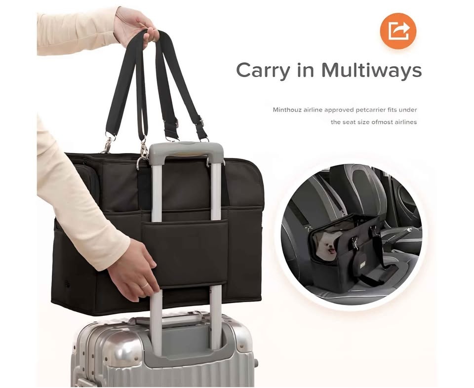 Pet Carrier (Black) - photo 4