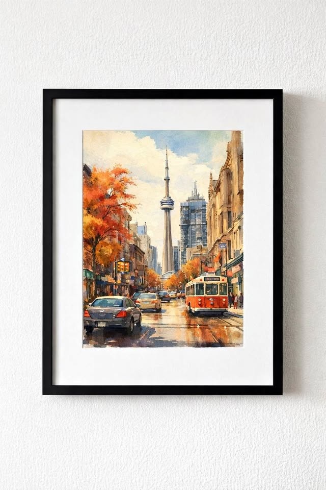 Toronto Framed Poster