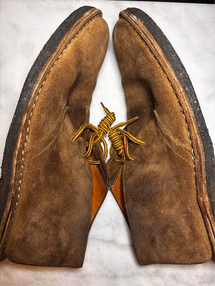 Astorflex MADE IN ITALY leather suede shoes 42/US Mens 9 - photo 3