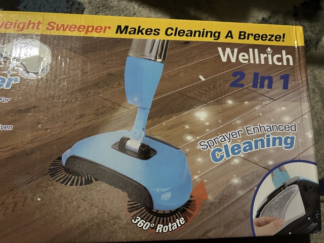 Wellrich 2 in 1 Cleaning Sweeper Mop with Sprayer - photo 2