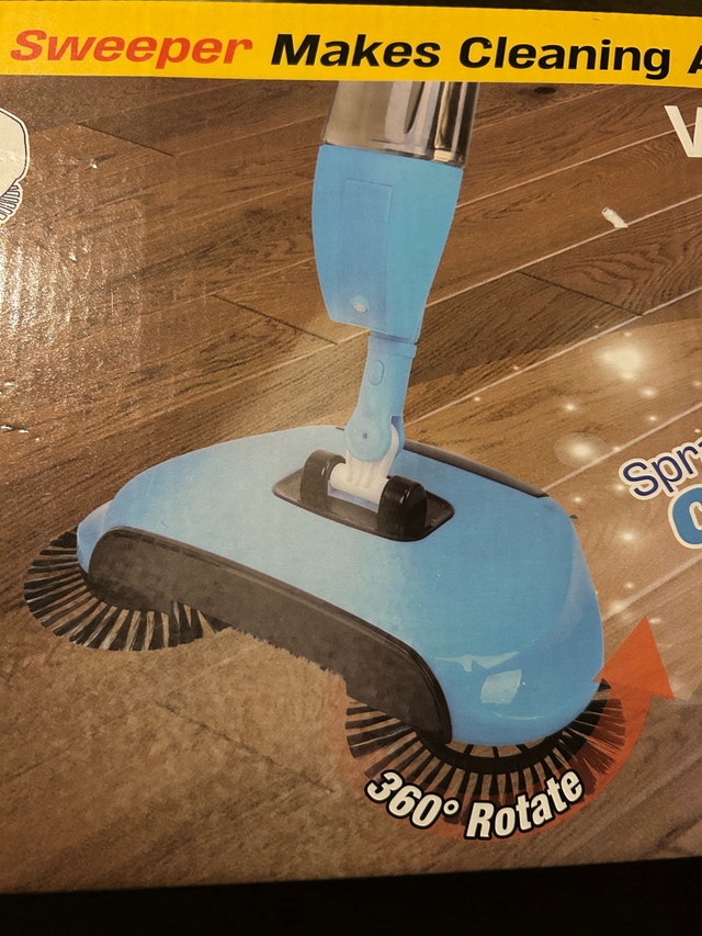 Wellrich 2 in 1 Cleaning Sweeper Mop with Sprayer - photo 5