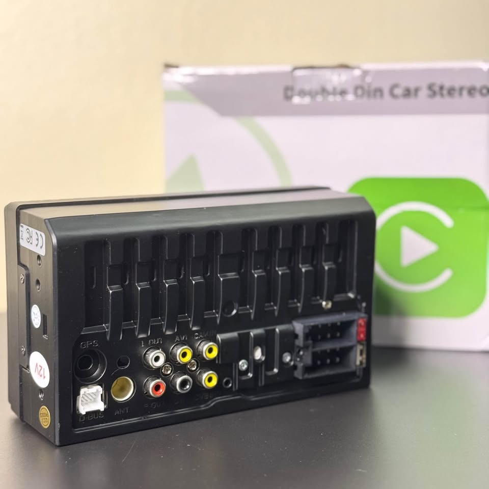 Double DIN Car Stereo w/ CarPlay & Android Auto + Camera - photo 2