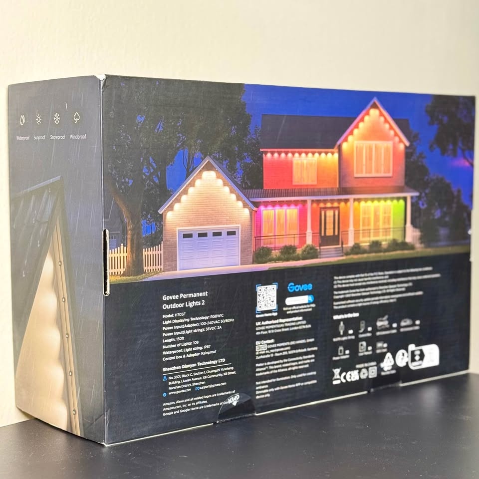 💡🏡 Govee Permanent Outdoor Lights 2 - 150 ft - New - photo 2