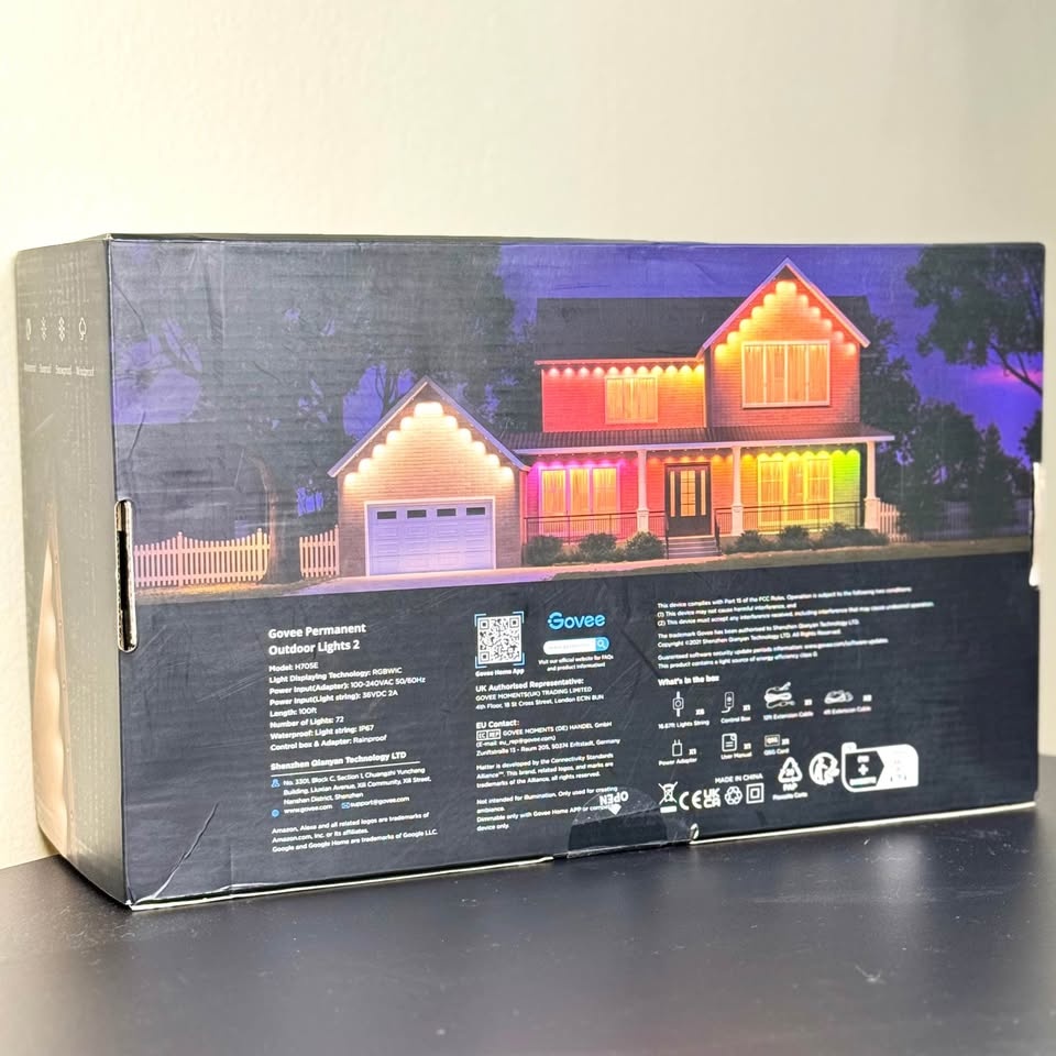 ✨🏡 Govee Permanent Outdoor Lights 2 - 100 ft - New - photo 2