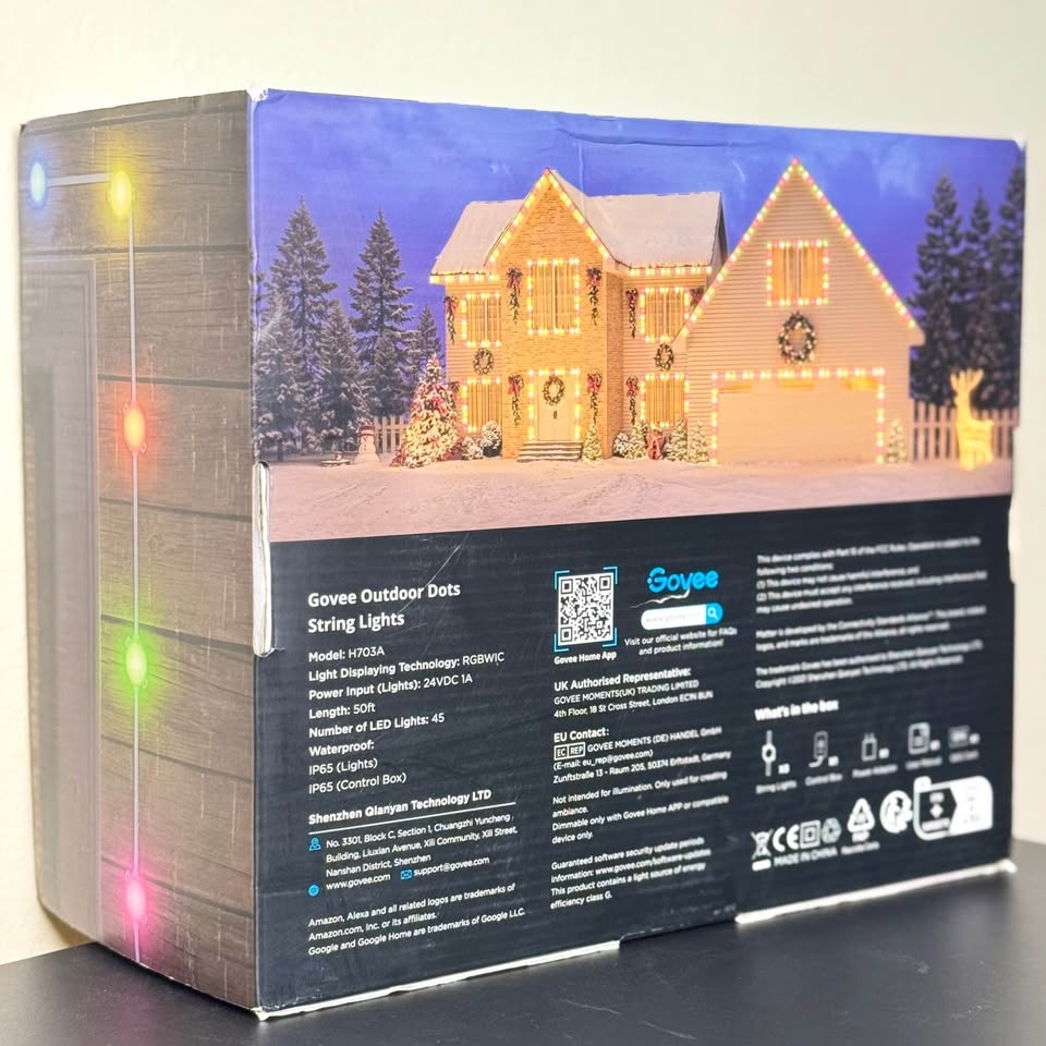 💡 Govee Outdoor Dots String Lights – 50FT – Open Box (New) 💡 - photo 2