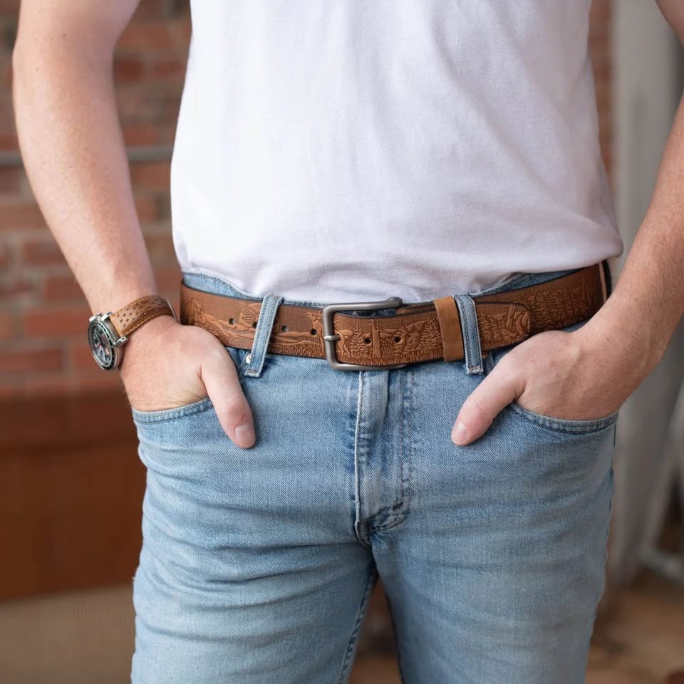 NAB LEATHER BELT - photo 4