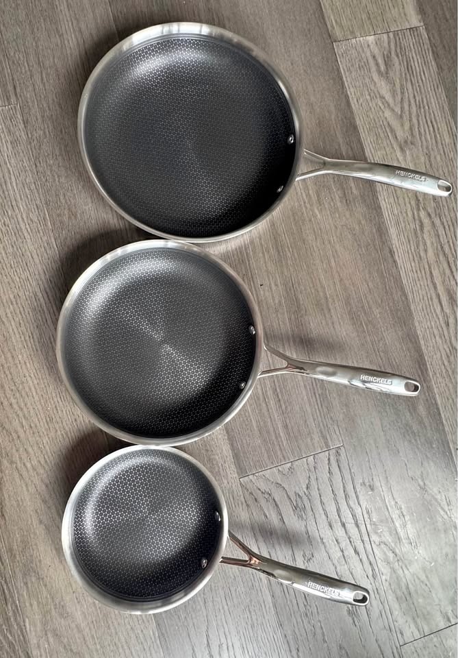 Henckels Paradigm Ceramic 3-piece Fry Pan Set