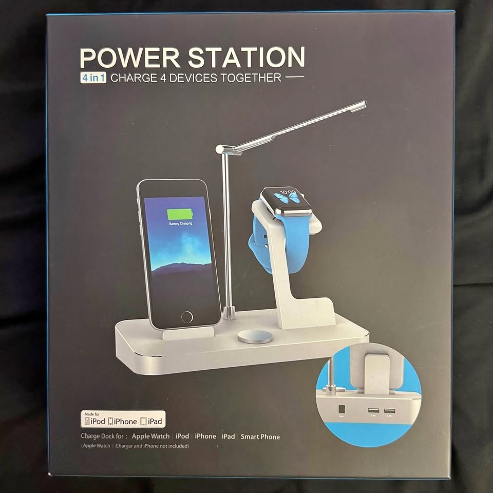 4 in 1 Apple Power Station (Lightning Connection)
