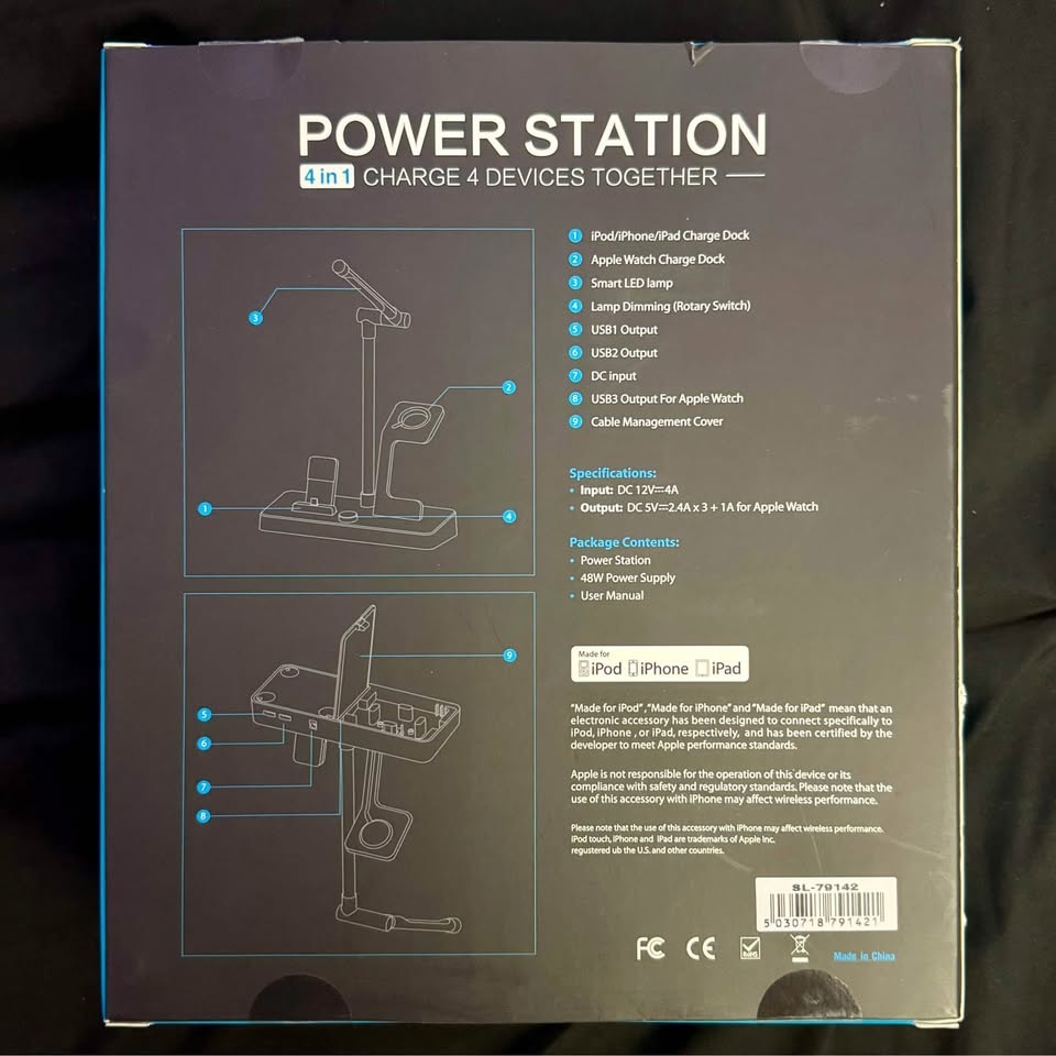 4 in 1 Apple Power Station (Lightning Connection) - photo 2