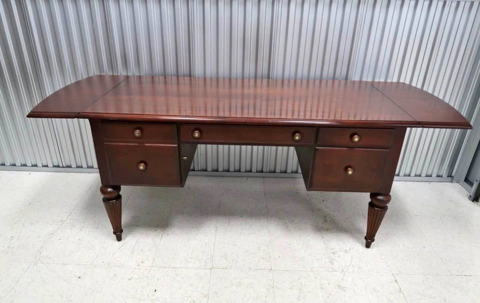 Ethan Allen Maple Drop Leaf Desk