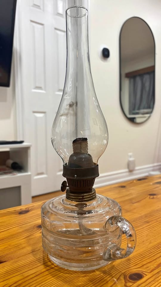 Vintage Kosmos Brenner Oil Lamp