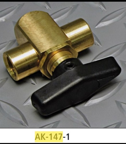 Hendrickson New Shut-off 3 Way Ball Valve Model No AK147-1